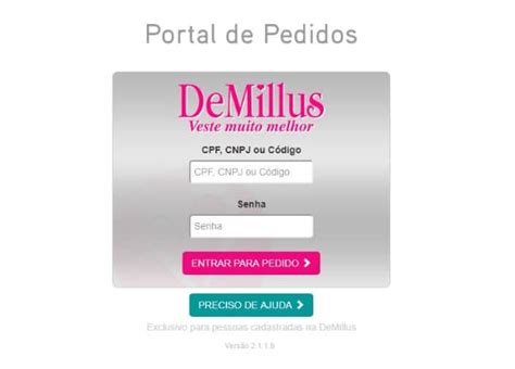 demillus pedido facil|Site DeMillus – Como acessar, cadastrar e começar a。